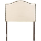 MOD-5209 Curl Nailhead Upholstered Twin Headboard by Modway