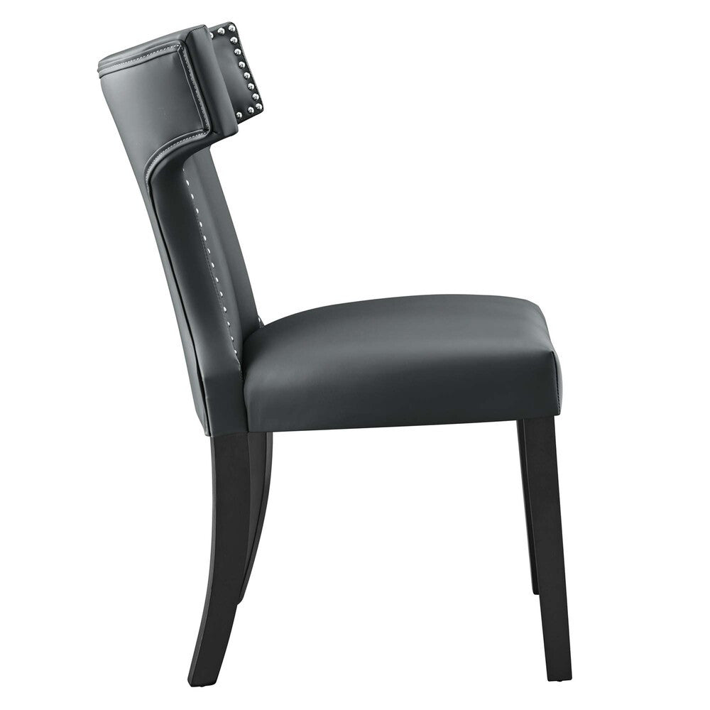 EEI-2220 Curve Vegan Leather Dining Chair by Modway