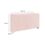 Modway Dahlia Fluted and Scalloped Sideboard Storage Cabinet by Modway-EEI-7241