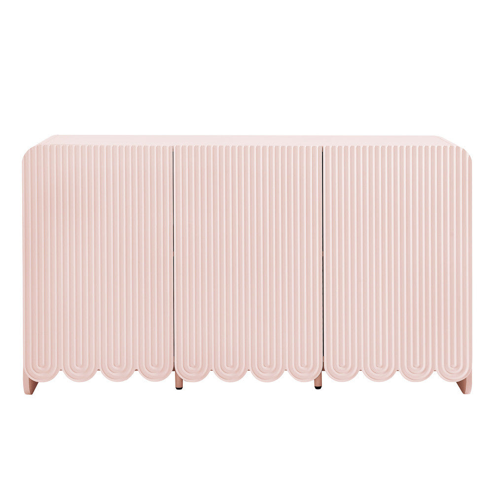 Modway Dahlia Fluted and Scalloped Sideboard Storage Cabinet by Modway-EEI-7241