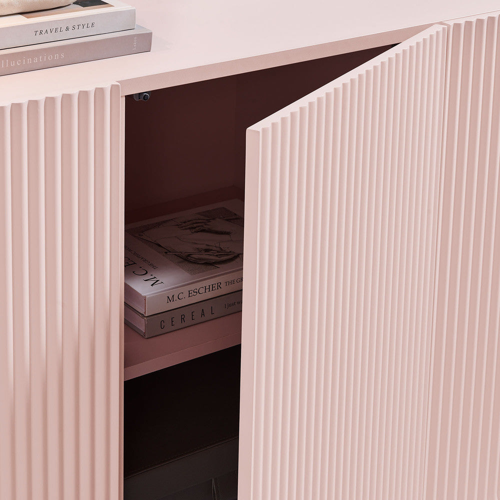 Modway Dahlia Fluted and Scalloped Sideboard Storage Cabinet by Modway-EEI-7241