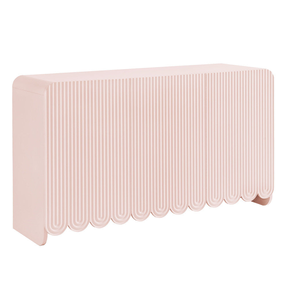 Modway Dahlia Fluted and Scalloped Sideboard Storage Cabinet by Modway-EEI-7241