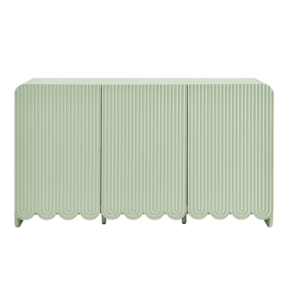 Modway Dahlia Fluted and Scalloped Sideboard Storage Cabinet by Modway-EEI-7241