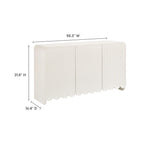 Modway Dahlia Fluted and Scalloped Sideboard Storage Cabinet by Modway-EEI-7241