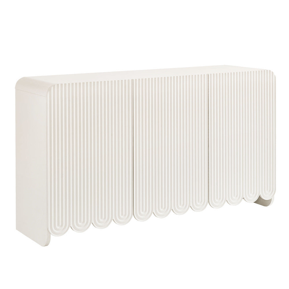 Modway Dahlia Fluted and Scalloped Sideboard Storage Cabinet by Modway-EEI-7241