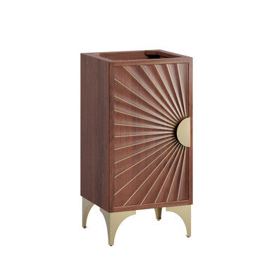 Modway EEI-6164-WAL Daylight 18" Bathroom Vanity Cabinet Walnut