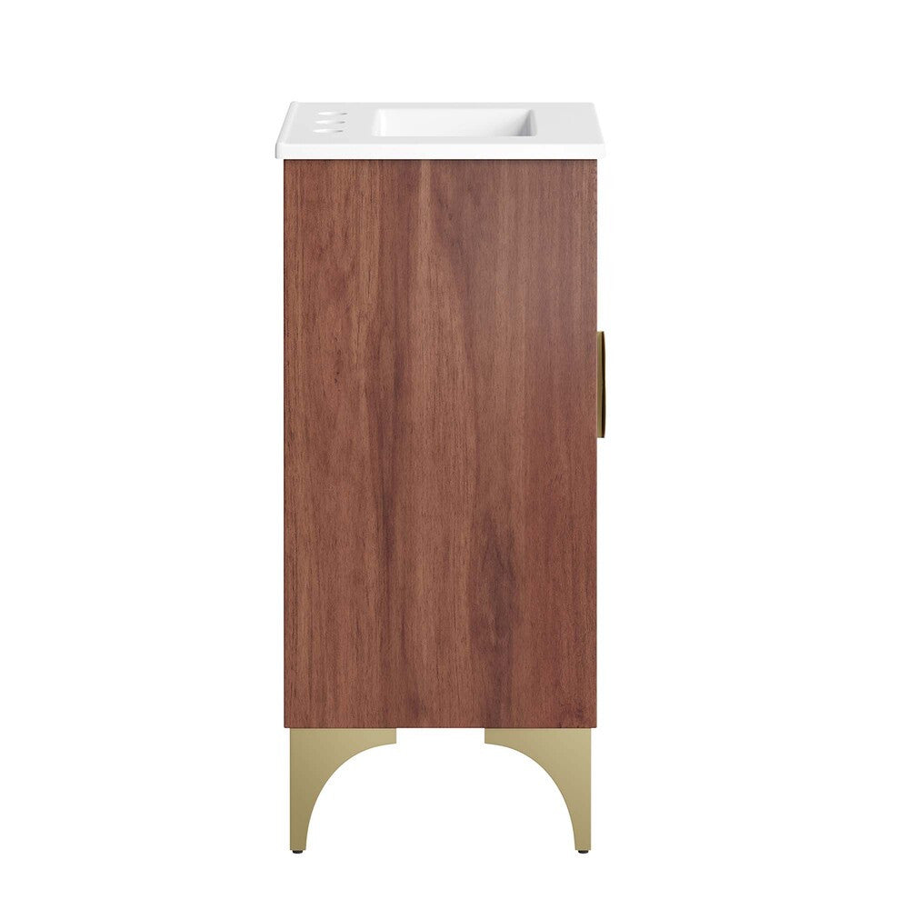 EEI-6286-WHI-WAL Daylight 18" Bathroom Vanity by Modway