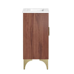 EEI-6286-WHI-WAL Daylight 18" Bathroom Vanity by Modway