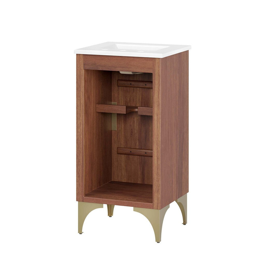 EEI-6286-WHI-WAL Daylight 18" Bathroom Vanity by Modway