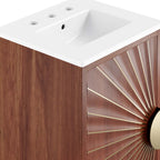 EEI-6286-WHI-WAL Daylight 18" Bathroom Vanity by Modway