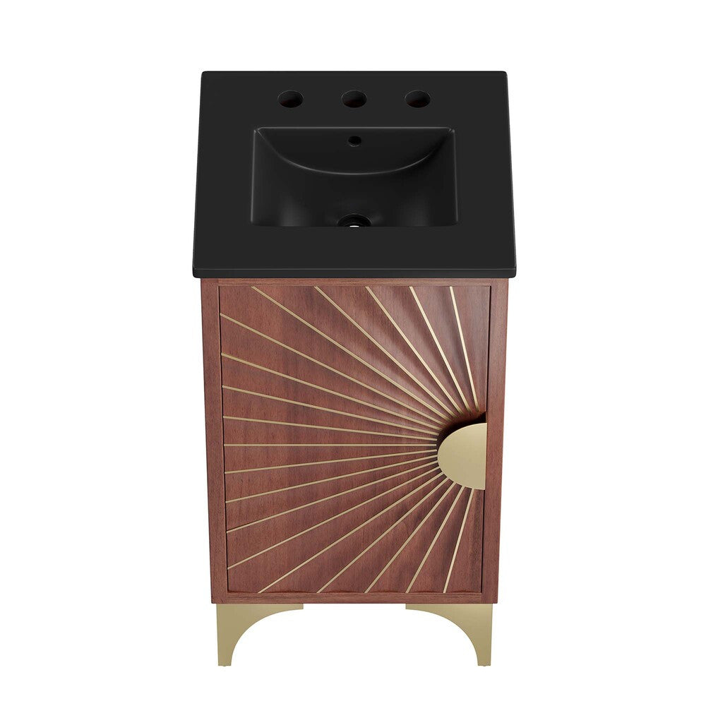 EEI-6288-BLK-WAL Daylight 18" Bathroom Vanity by Modway