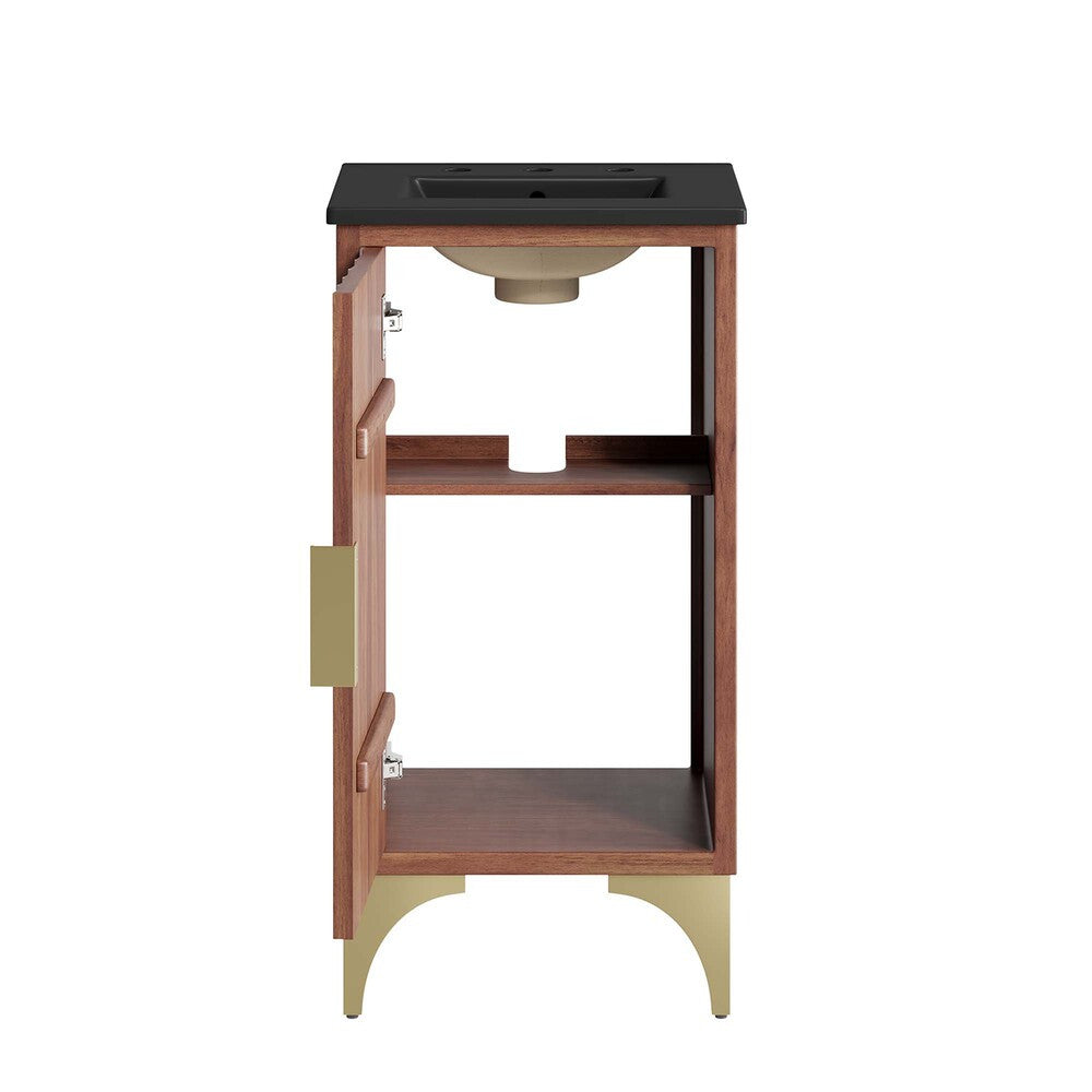 EEI-6288-BLK-WAL Daylight 18" Bathroom Vanity by Modway