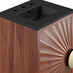 EEI-6288-BLK-WAL Daylight 18" Bathroom Vanity by Modway