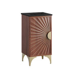 Modway EEI-6288-BLK-WAL Daylight 18" Bathroom Vanity Black Walnut