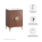 EEI-6290-WHI-WAL Daylight 24" Bathroom Vanity by Modway