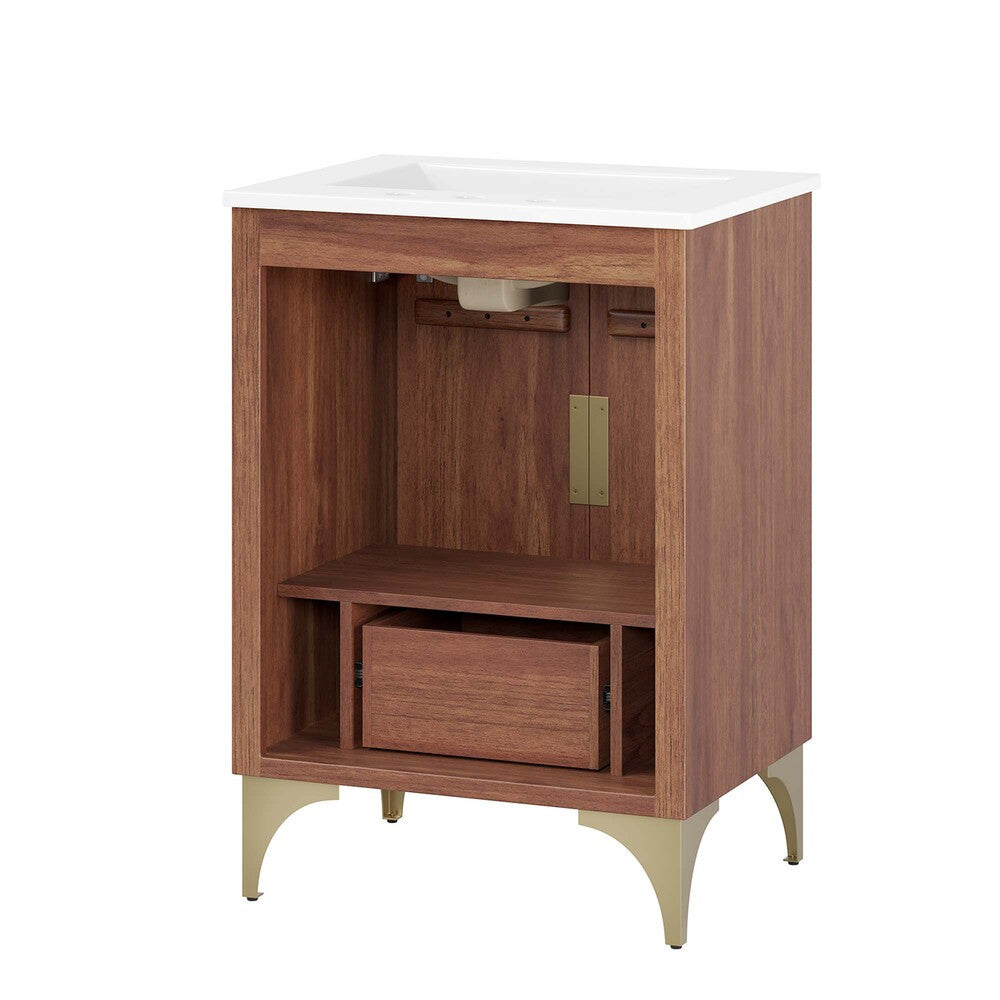 EEI-6290-WHI-WAL Daylight 24" Bathroom Vanity by Modway