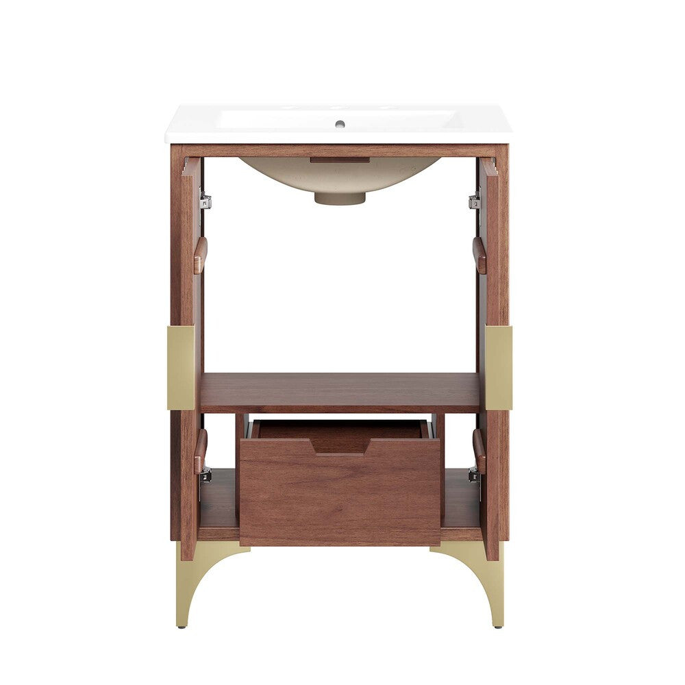 EEI-6290-WHI-WAL Daylight 24" Bathroom Vanity by Modway