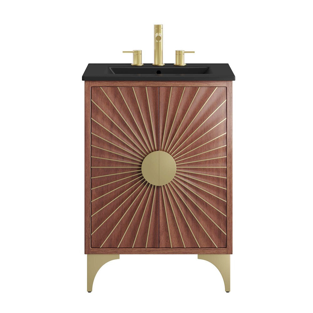 EEI-6292-BLK-WAL Daylight 24" Bathroom Vanity by Modway