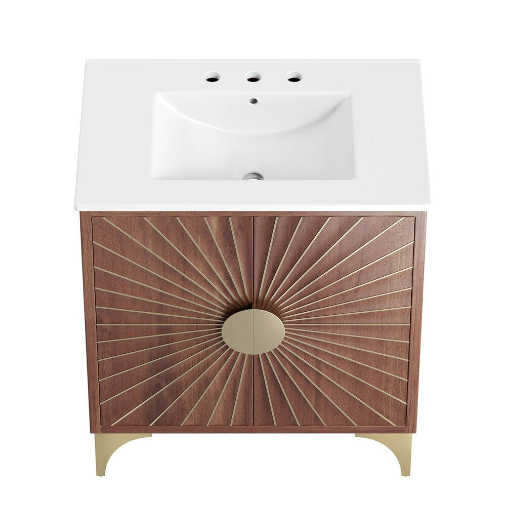 EEI-6294-WHI-WAL Daylight 30" Bathroom Vanity by Modway