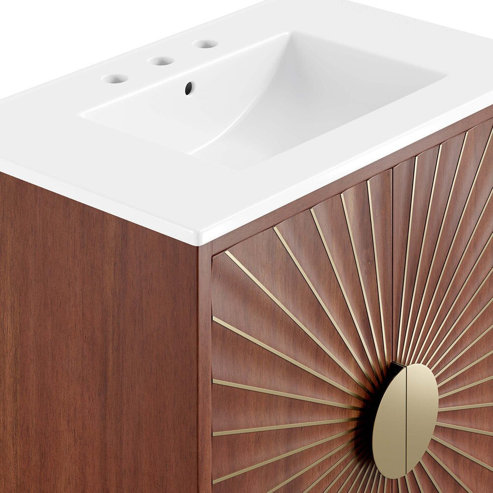 EEI-6294-WHI-WAL Daylight 30" Bathroom Vanity by Modway