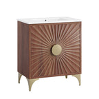 EEI-6294-WHI-WAL Daylight 30" Bathroom Vanity by Modway