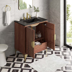 EEI-6296-BLK-WAL Daylight 30" Bathroom Vanity by Modway