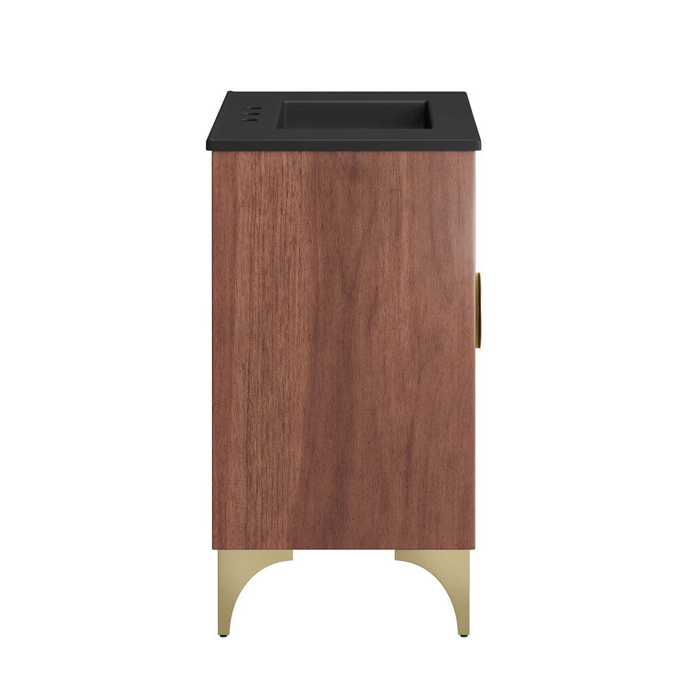 EEI-6296-BLK-WAL Daylight 30" Bathroom Vanity by Modway