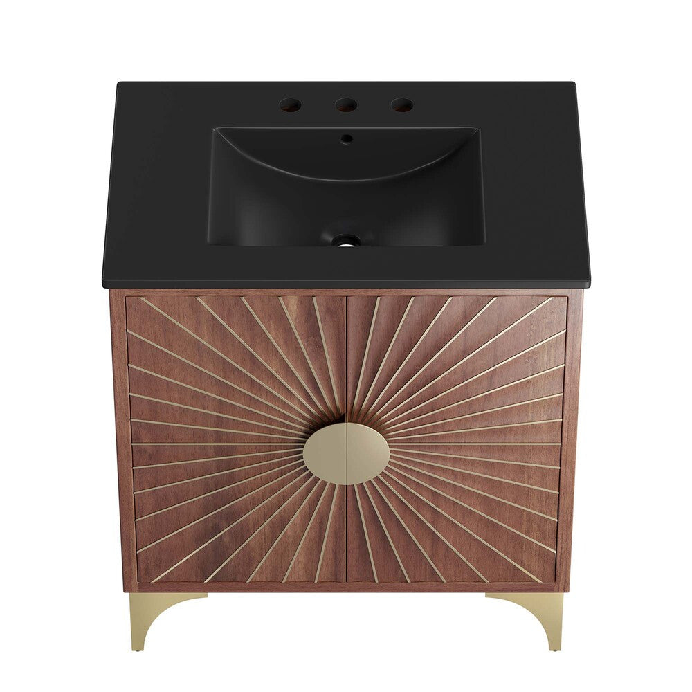 EEI-6296-BLK-WAL Daylight 30" Bathroom Vanity by Modway