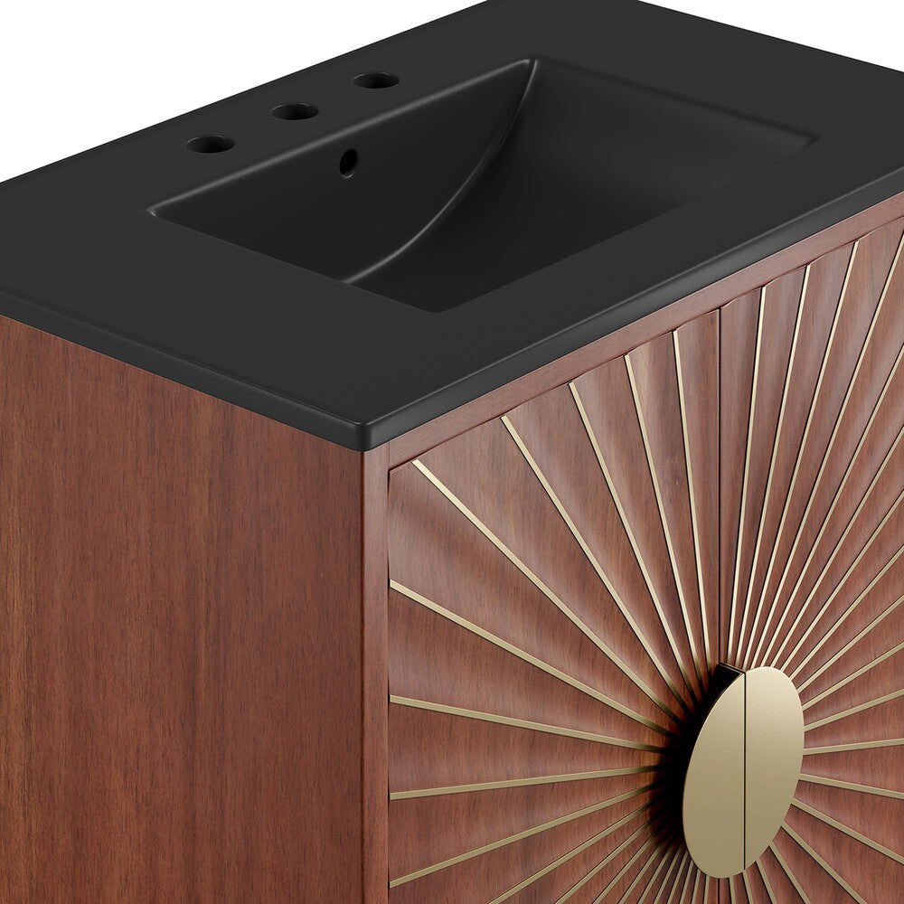 EEI-6296-BLK-WAL Daylight 30" Bathroom Vanity by Modway