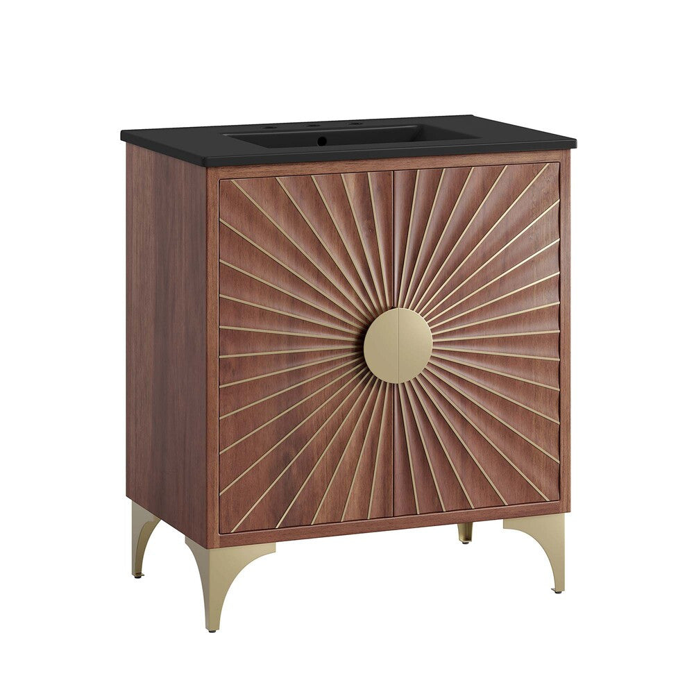 EEI-6296-BLK-WAL Daylight 30" Bathroom Vanity by Modway