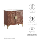EEI-6298-WHI-WAL Daylight 36" Bathroom Vanity by Modway