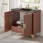EEI-6300-BLK-WAL Daylight 36" Bathroom Vanity by Modway