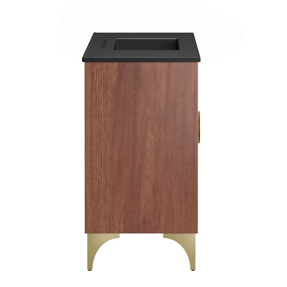 EEI-6300-BLK-WAL Daylight 36" Bathroom Vanity by Modway