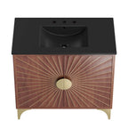 EEI-6300-BLK-WAL Daylight 36" Bathroom Vanity by Modway