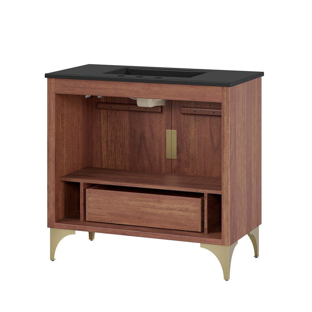 EEI-6300-BLK-WAL Daylight 36" Bathroom Vanity by Modway