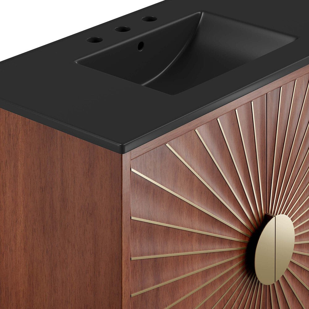 EEI-6300-BLK-WAL Daylight 36" Bathroom Vanity by Modway