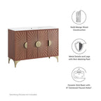 EEI-6302-WHI-WAL Daylight 48" Bathroom Vanity by Modway