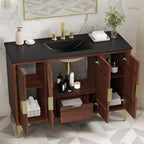 EEI-6304-BLK-WAL Daylight 48" Bathroom Vanity by Modway