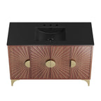 EEI-6304-BLK-WAL Daylight 48" Bathroom Vanity by Modway