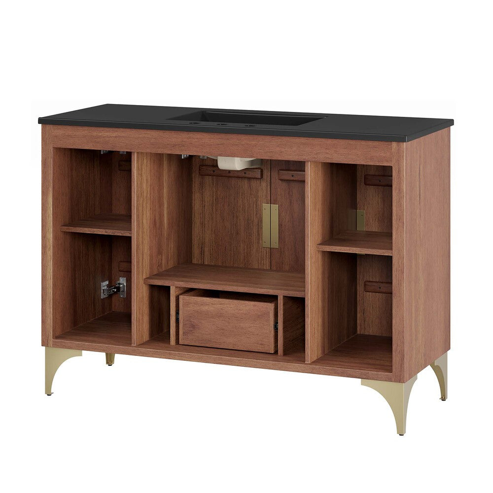 EEI-6304-BLK-WAL Daylight 48" Bathroom Vanity by Modway