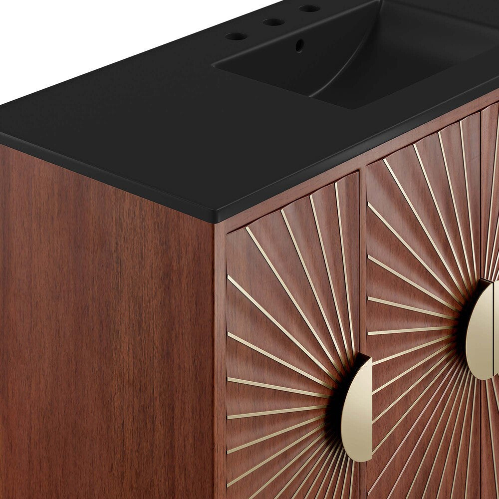 EEI-6304-BLK-WAL Daylight 48" Bathroom Vanity by Modway