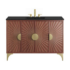 EEI-6304-BLK-WAL Daylight 48" Bathroom Vanity by Modway