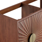 EEI-6169-WAL Daylight 48" Double Sink Compatible (Not Included) Bathroom Vanity Cabinet by Modway