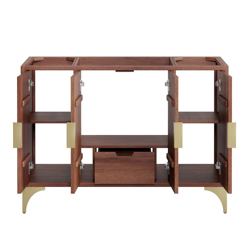 EEI-6168-WAL Daylight 48" Single Sink Compatible (Not Included) Bathroom Vanity Cabinet by Modway