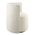 EEI-6223-IVO Della Boucle Fabric Swivel Chair by Modway