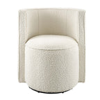 EEI-6223-IVO Della Boucle Fabric Swivel Chair by Modway