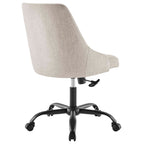 EEI-4371-BLK-BEI Designate Swivel Upholstered Office Chair by Modway