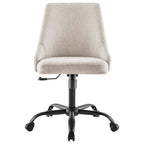 EEI-4371-BLK-BEI Designate Swivel Upholstered Office Chair by Modway