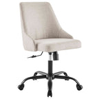 EEI-4371-BLK-BEI Designate Swivel Upholstered Office Chair by Modway