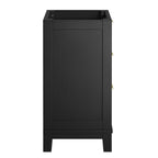 EEI-6625-BLK Dixie 24" Solid Wood Bathroom Vanity Cabinet (Sink Basin Not Included) by Modway